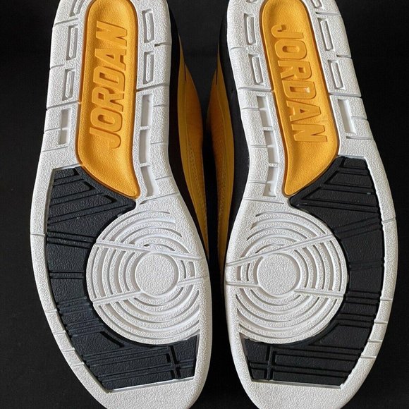 2010 Nike Air Jordan 2 II Retro QF Candy Yellow Del Sol Size 8 VNDS 395709-701